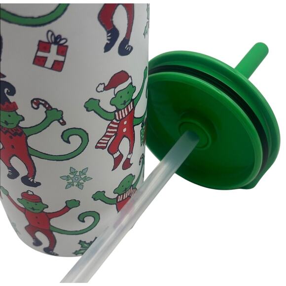 Starbucks x Roller Rabit Holiday 2025 Limited Release Monkey Mas SS 24oz Tumbler - Picture 7 of 10